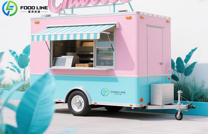 Fully Equipped Food Trailer For Sale