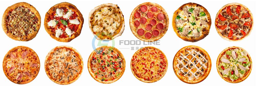 Flavors of hot pizza