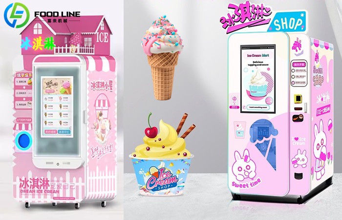 soft serve ice cream vending machine