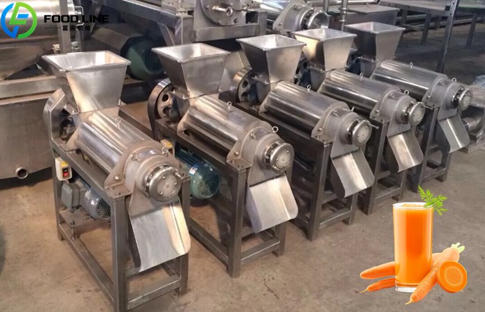 Carrot Juicing Machine