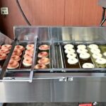 Auto donut maker machine in Italy Industrial Fryer for Snack & Food Production