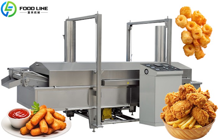 Continuous Fryer Machine for Sale