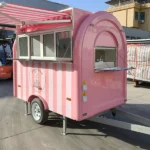 3m Round Food Trailer Exported to France 3m Round Food Trailer in France
