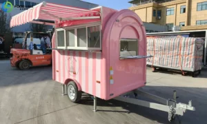 Read more about the article 3m Round Food Trailer Exported to France