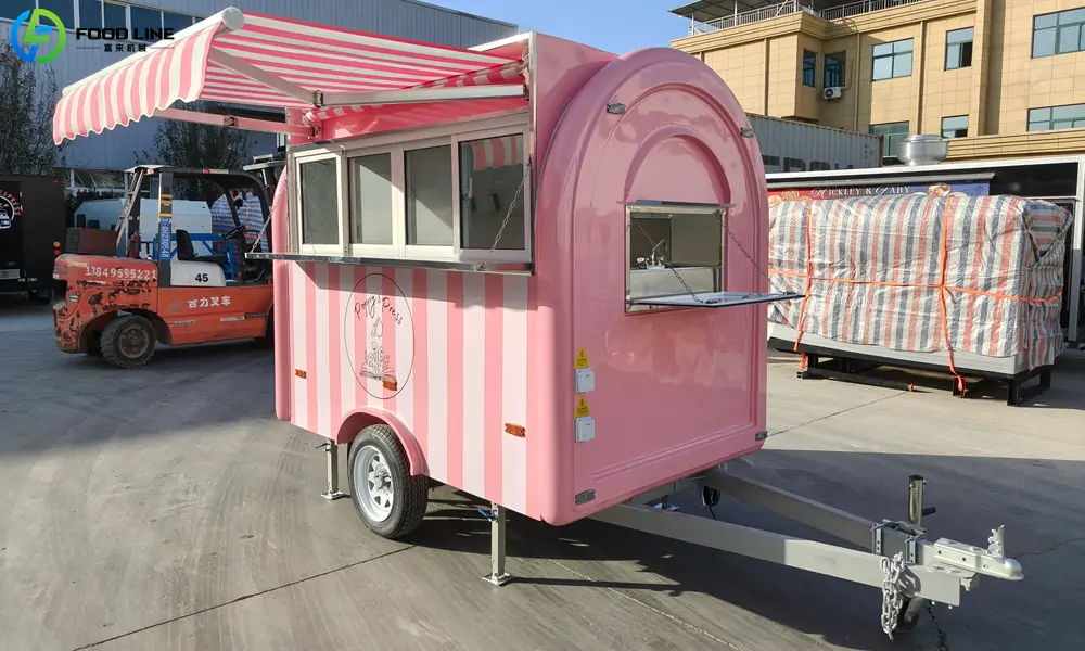 You are currently viewing 3m Round Food Trailer Exported to France