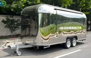 Read more about the article 4-Meter Commercial Kitchen Trailer for Sale
