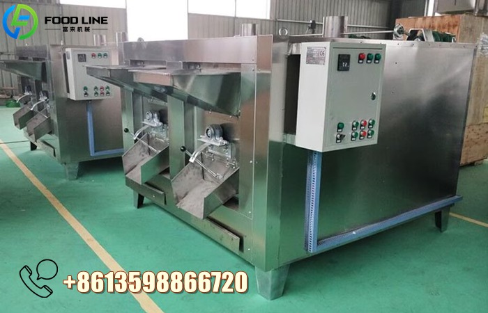 Almond Roasting Roaster Machine