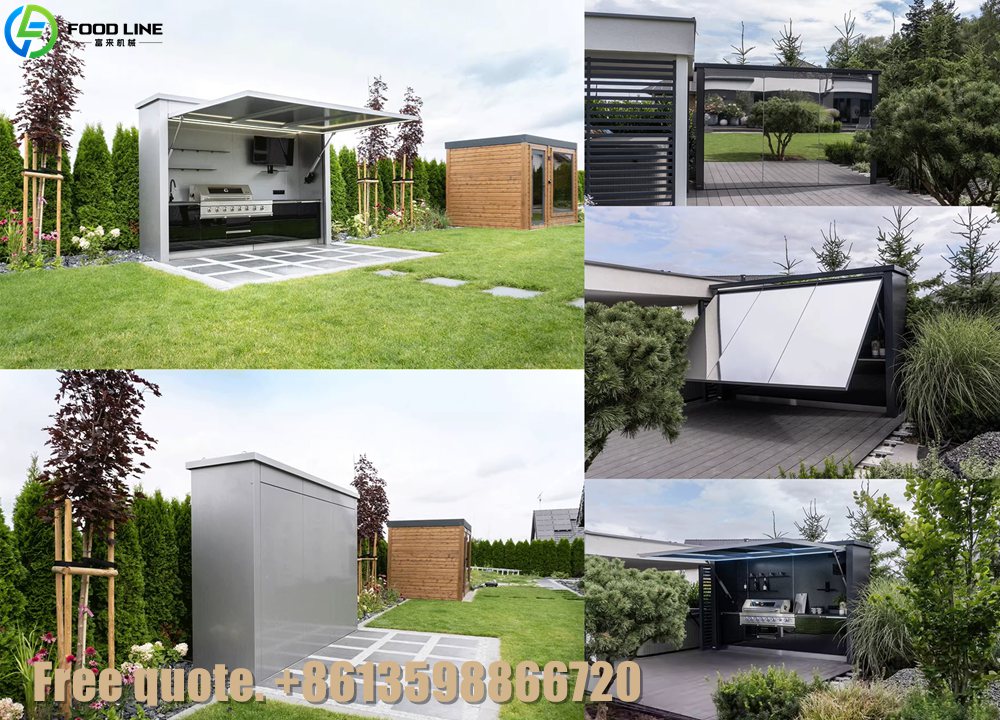 Outdoor Barbecue Kitchen