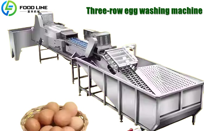 industrial egg washer and dryer machine