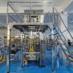 High-Precision 4-Head Linear Weighing Vertical Packaging Line in Argentina Linear Weigher Packing Machine