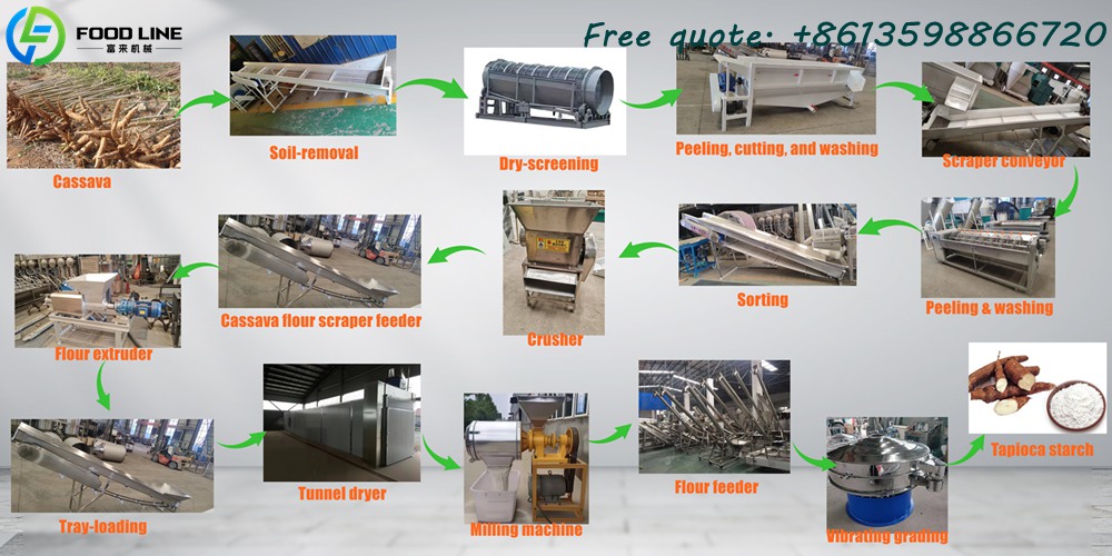 Cassava Flour Processing Plant