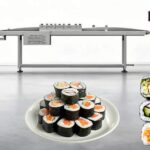 Sushi roll making machine for sale in Russia sushi production line