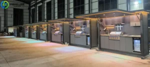 Read more about the article French Customer Purchased 8 Outdoor Mobile Kitchens from Foodline