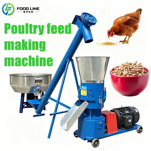 Poultry feed pellet production line