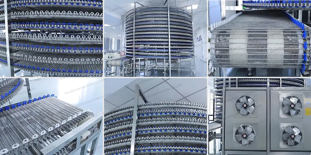 spiral freezing machine