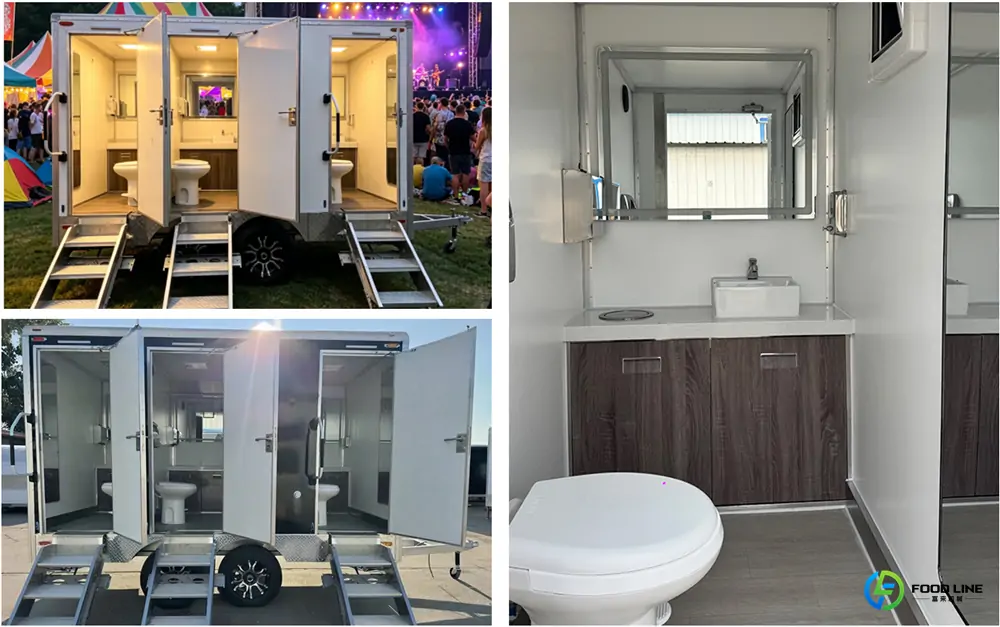 Mobile Toilet Trailer for Sale