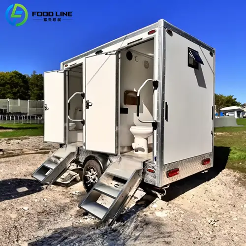 Portable Toilet with Trailer